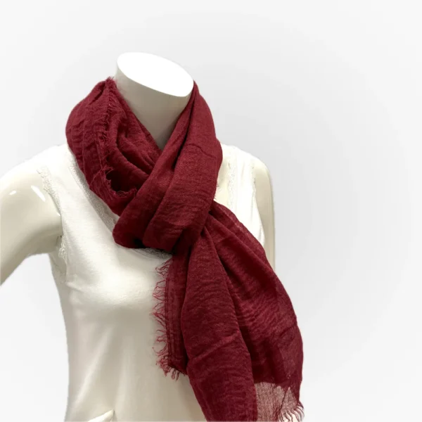 Sjaal basis - Bordeaux Rood