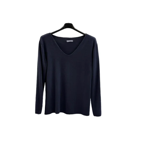 Top v-hals - Navy Blauw