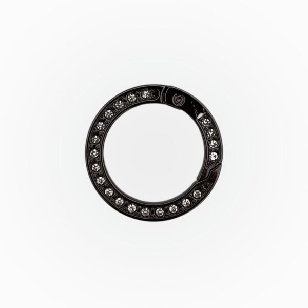 Tashanger/sleutelhanger Luxe Antraciet