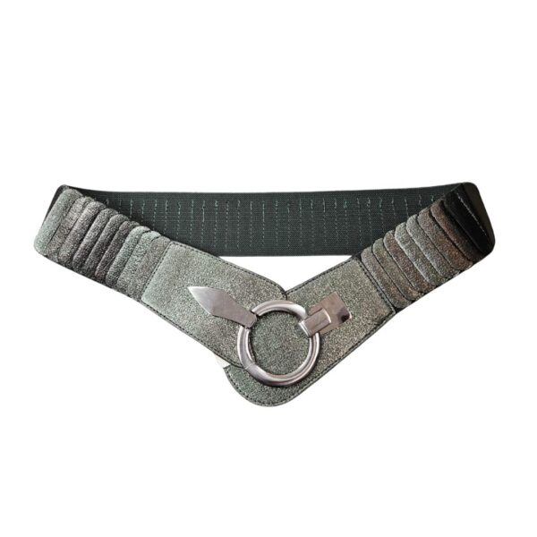 58 Stretchriem - Groen Metallic