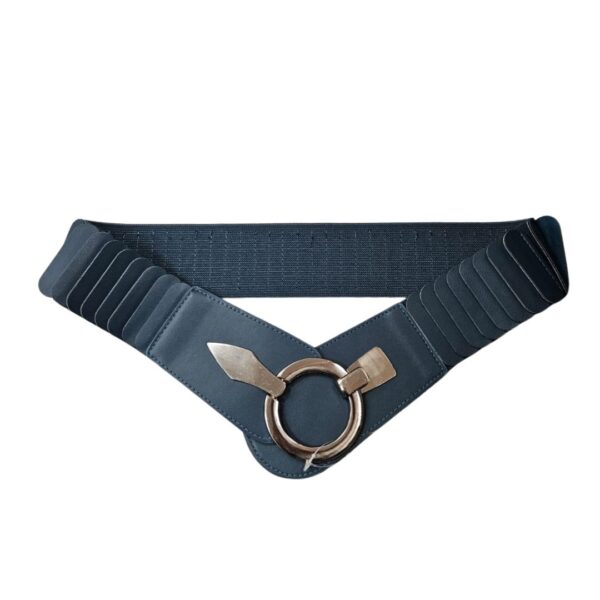 Stretchriem - Jeans Blauw (Donker)