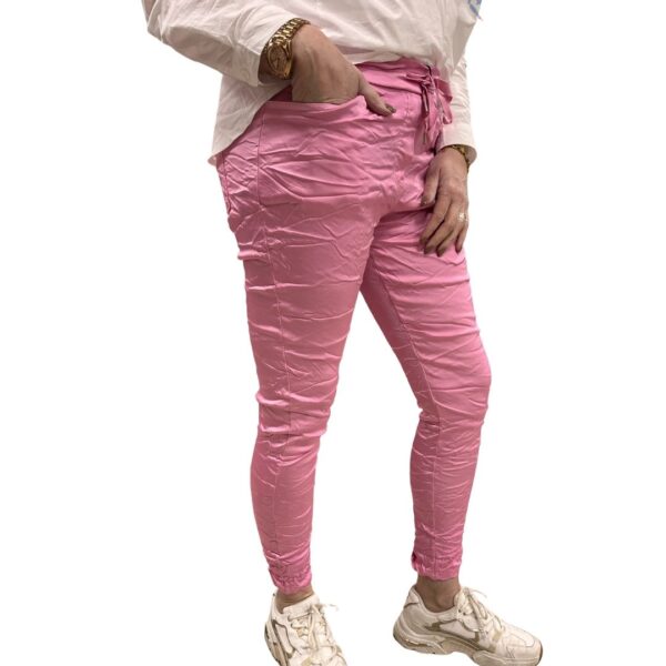 Stretchbroek Glans - Pink