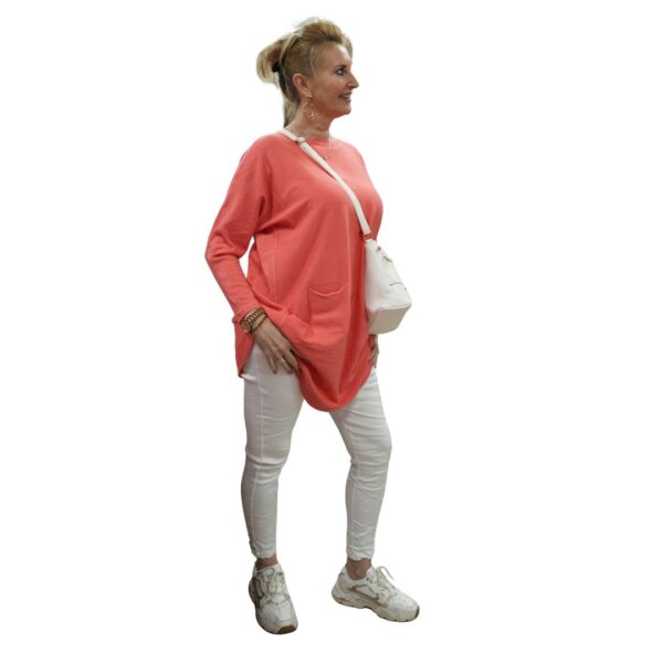 Tuniek/Trui - Lang Knoopjes Div. Kleuren