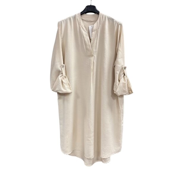 Plus Size Jurk/Tuniek - Zand