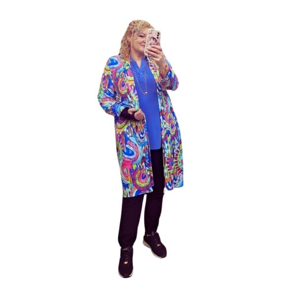 Magna Vest  - Print Spicy PLUS Size - LAATSTE 52-54
