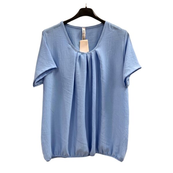 Crepe Top - Licht Blauw Rhone