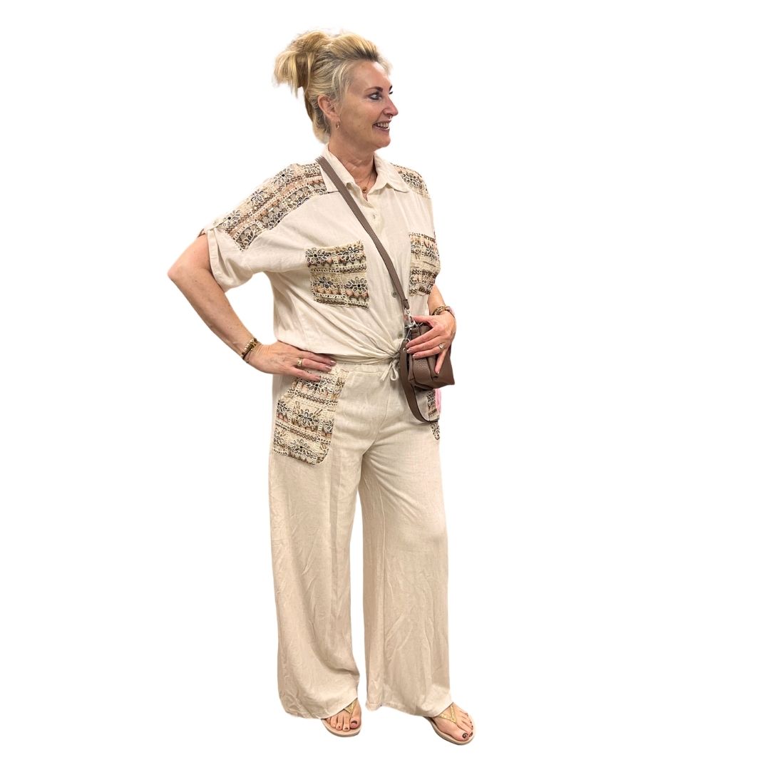 Broek Kos - Beige