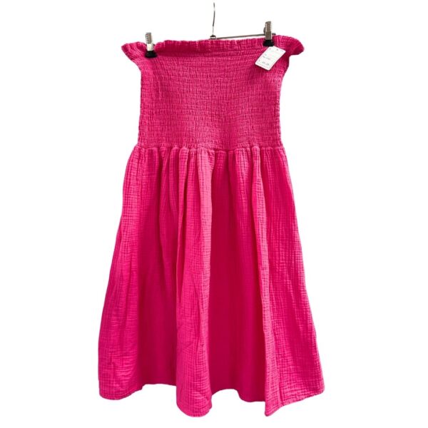 Cotton Beach Dress  - Fuchsia