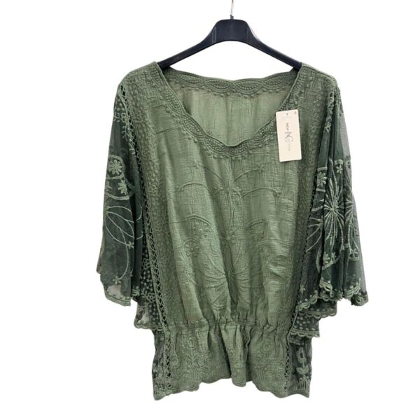 Top Suzanne - Army Groen