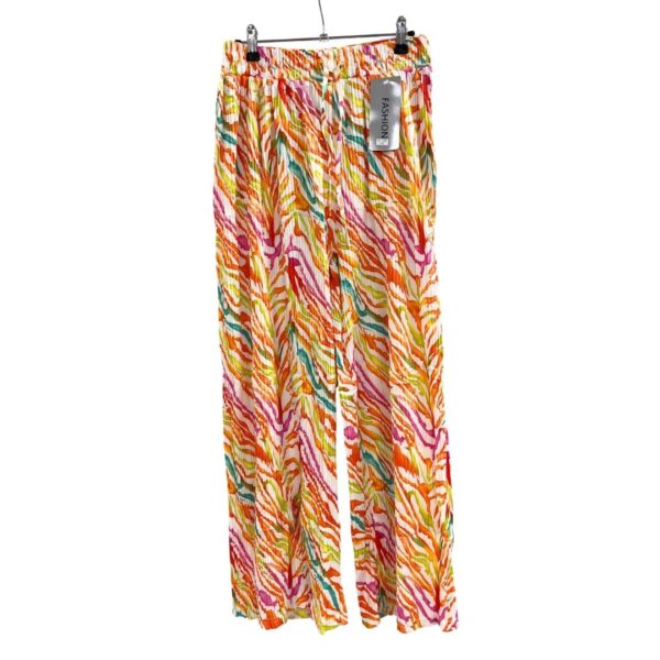 Luchtige Broek - Zebra Print Yellow