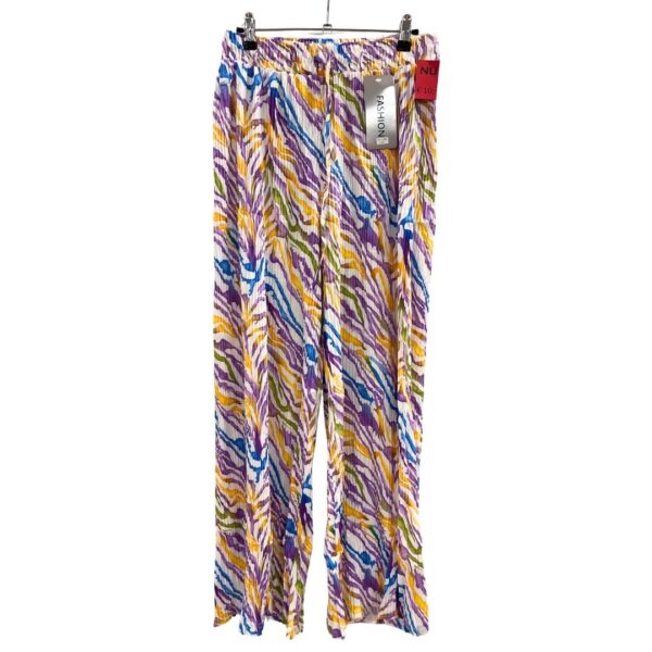 Luchtige Broek - Zebra Print Royal - Yellow