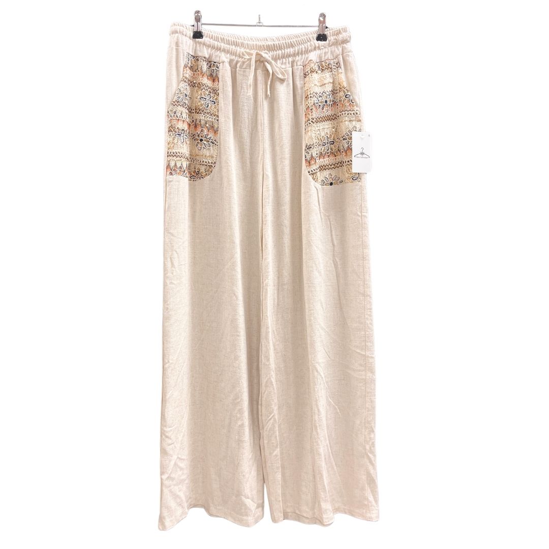 Broek Kos - Beige - Afbeelding 2