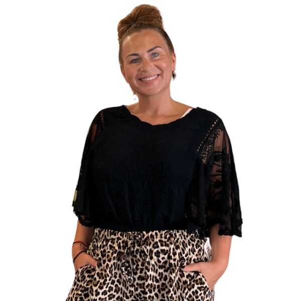 Top Suzanne - Zwart